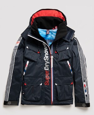 Superdry Ultimate Snow Combat Férfi Kabát Kék | ZUWGS9063